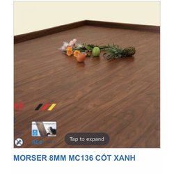sàn gỗ Morser- MC136 8mm Cốt Xanh
