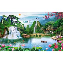 TRANH 3 D SƠN THỦY HỮU TÌNH 20